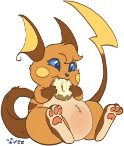Rating: Safe Score: 0 Tags: :3 ambiguous_gender belly belly_tuft black_nose blue_eyes cross-eyed dessert doughnut e621 eating feral food frosting generation_1_pokemon humanoid_pointy_ears lightning_bolt mammal nintendo nom nude pastry pawpads paws pointy_ears pokemon pokemon_(species) raichu rodent shellyochunks simple_background sitting slightly_chubby smile solo tail trichrome_fur tuft User: bunchy7s