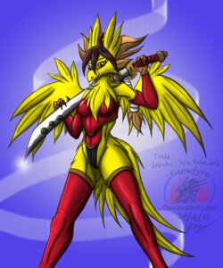 Rating: Questionable Score: 0 Tags: 2010 anthro avian beak biped bird breasts brown_eyes clothing e621 feathered_wings feathers female looking_at_viewer melee_weapon non-mammal_breasts snowfyre solo spread_legs spreading standing sword weapon wide_stance wings yellow_body yellow_feathers User: bunchy7s Rating: Questionable Score: 0 Tags: 2010 anthro avian beak biped bird breasts brown_eyes clothing e621 feathered_wings feathers female looking_at_viewer melee_weapon non-mammal_breasts snowfyre solo spread_legs spreading standing sword weapon wide_stance wings yellow_body yellow_feathers User: bunchy7s