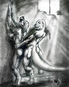 Rating: Explicit Score: 0 Tags: 2008 against_surface against_wall anthro anthro_on_anthro bdsm bondage bound breasts cuff_(restraint) digital_media_(artwork) dungeon duo e621 female from_behind_position graphite_(artwork) greyscale male male/female mammal mixed_media monochrome mustelid muzzle_(object) muzzled nipples nude otter prison raised_tail restraints sex shackles side_boob sketch tail traditional_media_(artwork) winddragon User: bunchy7s