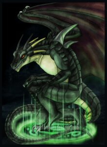 Rating: Safe Score: 0 Tags: ambiguous_gender claws crouching dragon drakohn e621 green_body green_scales horn magic magic_circle membrane_(anatomy) membranous_wings mythological_creature mythological_scalie mythology nude scales scalie solo summoning tail teeth wings User: bunchy7s