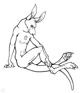 Rating: Explicit Score: 0 Tags: anthro balls biped black_and_white claws digitigrade e621 full-length_portrait fur genitals grin kangaroo kangaroopawz line_art looking_at_viewer macropod male male_anthro mammal marsupial monochrome nipples nude nude_anthro nude_male portrait pose simple_background sitting smile solo tail three-quarter_view toe_claws tuft unknown_artist white_background User: bunchy7s