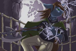 Rating: Safe Score: 0 Tags: 2013 3:2 anthro anthrofied cape castlevania clothed clothing e621 electricity equid equine green_eyes halberd hasbro horn konami lightning magic male mammal melee_weapon moon my_little_pony mythological_creature mythological_equine mythology polearm schitzofox solo unicorn weapon User: bunchy7s