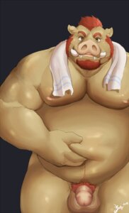 Rating: Explicit Score: 0 Tags: 2014 amber_eyes anthro balls beard belly biceps bin_(artist) biped bodily_fluids drooling e621 facial_hair genitals goatee hair hi_res looking_at_viewer male mammal musclegut muscular muscular_anthro muscular_male nude overweight overweight_anthro overweight_male pecs penis pubes red_hair saliva solo suid suine sus_(pig) thick_penis towel towel_around_neck tusks wild_boar User: bunchy7s