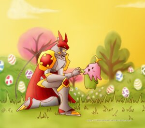 Rating: Safe Score: 0 Tags: ambiguous_gender armor bandai_namco black_eyes blush digimon digimon_(species) digital_hazard duo e621 egg elemental_creature female flora_fauna gallantmon grass green_body humanoid knight ladybeelze lalamon markings not_furry pink_body plant symbol warrior yellow_eyes User: bunchy7s