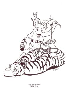 Rating: Explicit Score: 0 Tags: 00s 2001 2boys anthro associated_student_bodies balls bondage cervine chris_mckinley collar dated david_mear deer english_text feline fur furry furry_only gay holding_tail hooves male male_only monochrome nude rule34 sheath signature tail text tiger vincent_donneman User: bunchy7s