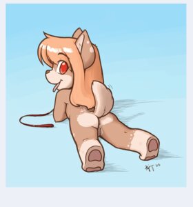 Rating: Explicit Score: 0 Tags: 2008 ajin anthro anus biped blue_background border brown_body brown_fur butt butt_heart canid canine canis cherri_cola chibi collar cream_hair digital_drawing_(artwork) digital_media_(artwork) domestic_dog e621 feet female fur genitals hair happy hi_res husky leash loli long_hair looking_at_viewer looking_back lying mammal nordic_sled_dog nude on_front open_mouth open_smile pawpads paws presenting raised_tail rear_view red_eyes short signature simple_background smile soles solo spitz spots tail tail_motion tailwag tan_body tan_fur tongue tongue_out vulva white_border young young_anthro young_female User: bunchy7s
