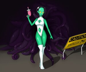 Rating: Questionable Score: 0 Tags: alien armor big_breasts boots breasts caution_sign clothing damaged_sign e621 female footwear green_body green_skin headgear helmet planted_sign ranged_weapon raygun shoes sign sign_graphic solo swimwear tentacles unknown_artist warning_sign weapon yellow_eyes User: bunchy7s