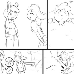 Rating: Safe Score: 0 Tags: 1:1 2013 anthro backpack being_watched bottomwear bovid breasts caprine check_mark clothed clothing collared_shirt comic cotton_tail domestic_sheep e621 eyes_closed female forest group hair hiding hungry lagomorph leporid looking_at_another male mammal monochrome open_clothing open_mouth open_shirt open_smile open_topwear outside pants peeping pictographics plant rabbit rumbling_stomach scut_tail sheep shirt short_tail shrub slypon smile sound_effects speech_bubble standing tail tom_(ehs) topwear tree trio undershirt User: bunchy7s