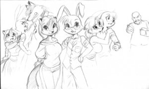 Rating: Safe Score: 0 Tags: anthro braided_hair canid canine chochi duo_focus e621 father_(lore) female fox graphite_(artwork) greyscale group hair human lagomorph leporid lovely_pets mammal mike_blade's_father mike_blade's_mother monochrome mother_(lore) multiple_images parent_(lore) rabbit single_braid tail traditional_media_(artwork) User: bunchy7s