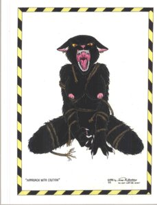 Rating: Explicit Score: 0 Tags: anthro bdsm black_body black_fur bondage bound breasts claws e621 ear_piercing english_text fangs felid female fur genitals hi_res james_m_hardiman mammal nipple_piercing nipples nude pantherine piercing raven_(jmh) solo strapped_in submissive submissive_female teeth text vulva User: bunchy7s