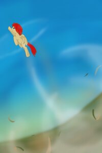 Rating: Safe Score: 0 Tags: 2012 2:3 blue_eyes cutie_mark e621 eightysix equid equine fan_character feathered_wings feathers female feral flying hair hasbro hi_res mammal mane my_little_pony mythological_creature mythological_equine mythology outside pegasus quadruped red_hair rocket rocket_grace sky solo tail wings User: bunchy7s