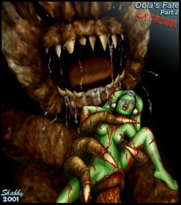Rating: Explicit Score: 0 Tags: blood cock_sleeve female gore green_skin guro jabba's_palace male oola penis pussy rancor return_of_the_jedi rule34 shabby_blue star_wars tatooine twi'lek vaginal_penetration User: bunchy7s