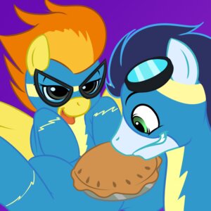 Rating: Questionable Score: 0 Tags: 1:1 apple_pie blue_hair bodysuit clothing dessert double_entendre duo e621 equid equine eyewear feathered_wings feathers female feral food food_fetish food_play friendship_is_magic goggles hair hasbro horse humor male mammal my_little_pony mythological_creature mythological_equine mythology pastry pegasus pie pony pun skinsuit soarin_(mlp) spitfire_(mlp) tight_clothing unknown_artist wings wonderbolts_(mlp) yellow_body yellow_feathers User: bunchy7s