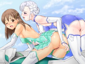 Rating: Explicit Score: 0 Tags: ass bent_over blush brown_eyes brown_hair censored erect_nipples female fin_e_ld_si_laffinty fingering kyouno_madoka multiple_females multiple_girls nipples no_panties purple_eyes pussy pussy_juice pussy_juice_trail rinne_no_lagrange rule34 silver_hair sweat tsuwabuki-san wink yuri User: bunchy7s
