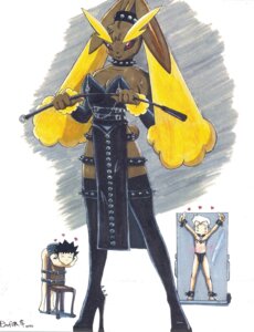 Rating: Questionable Score: 0 Tags: 2010 absurd_res anthro anthrofied bdsm black_sclera bondage boots bound breasts brock_(pokemon) chain chair chair_bondage clothing dominatrix e621 female footwear furniture generation_4_pokemon ghstkatt group gym_leader heart_symbol hi_res high_heeled_boots high_heels human lagomorph leather legwear lipstick lopunny makeup mammal nintendo pokemon pokemon_(species) pokemon_professor pokemon_trainer pokemorph professor_oak riding_crop shoes spikes thigh_boots thigh_highs whip User: bunchy7s