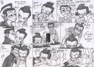 Rating: Explicit Score: 0 Tags: 2boys alien anal anal_fingering comic dib gay glasses human invader_zim male male_only monochrome multiple_boys multiple_males rule34 smooth_skin tagme undressing zim User: bunchy7s