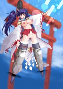 Rating: Explicit Score: 0 Tags: animal_ear blush breasts censored clothing detached_sleeves female gohei hakama highres huge_breasts japanese_clothes juubaori_mashumaro large_breasts long_hair miko nipples no_panties nontraditional_miko original pointless_censoring purple_hair pussy rule34 skirt strike_witches striker_unit striker_units tears tied_hair torii twintails world_witches_series User: bunchy7s