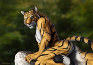 Rating: Questionable Score: 0 Tags: 2006 5_fingers all_fours anthro athletic bent_leg biped butt day e621 felid fingers fur green_eyes looking_at_viewer looking_back lying male mammal muscular muscular_anthro muscular_male nude on_front orange_body orange_fur outdoor_nudity outside pantherine pecs pink_nose portrait pose raised_tail rock solo spread_legs spreading stripes tail text three-quarter_portrait tiger whiskers wooky User: bunchy7s