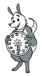 Rating: Safe Score: 0 Tags: american_opossum anthro clock clothing e621 female kerchief mammal marsupial poppy_opossum poppy_opossum_(character) simple_background solo unknown_artist virginia_opossum white_background User: bunchy7s