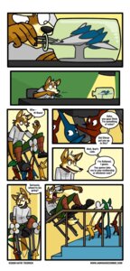 Rating: Safe Score: 0 Tags: 2009 ambiguous_gender anthro arwing awkwardzombie blue_body blue_pikmin brown_body brown_fur canid canine colored comic crossover dialogue e621 elemental_creature english_text flora_fauna flower fox fox_mccloud fur grandfathered_content group hi_res humor katie_tiedrich leaf male mammal nintendo pikmin pikmin_(species) plant red_body red_pikmin shaded star_fox super_smash_bros. tail text yellow_body yellow_pikmin User: bunchy7s
