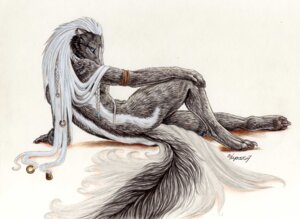 Rating: Questionable Score: 0 Tags: 2009 anthro biped blue_eyes claws e621 feet female hair hindpaw jewelry long_hair looking_at_viewer looking_back lying mammal mephitid nude on_side palelady pawpads paws piercing pose reclining simple_background skunk solo tail toe_claws white_background white_hair User: bunchy7s