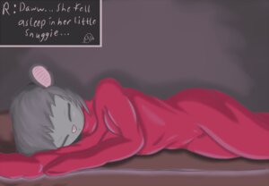 Rating: Safe Score: 0 Tags: breasts clothed clothing e621 english_text eyes_closed female lying mammal mouse murid murine on_side renabu rodent sleeping sleeved_blanket solo text User: bunchy7s