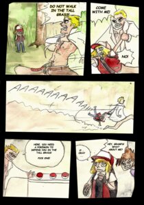 Rating: Explicit Score: 0 Tags: blonde_hair clothed clothing comic dialogue e621 english_text female gary_oak grass group hair human male mammal nintendo outside partially_clothed plant pokemon qlock rape_face text young User: bunchy7s