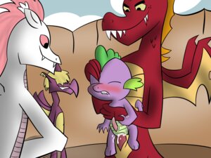 Rating: Explicit Score: 0 Tags: 2012 4:3 anal anal_penetration anthro being_watched blush bodily_fluids cum cum_in_ass cum_inside dragon drooling e621 erection eyes_closed fizzle_(mlp) friendship_is_magic from_behind_position garble_(mlp) genital_fluids genitals group hasbro looking_at_another male male/male male_penetrated male_penetrating male_penetrating_male membrane_(anatomy) membranous_wings my_little_pony mythological_creature mythological_scalie mythology nude penetration penile penile_penetration penis penis_in_ass saliva sawsta scalie sex size_difference spike_(mlp) wings young young_anthro User: bunchy7s