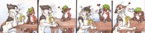 Rating: Questionable Score: 0 Tags: anthro banana bite bodily_fluids canid canine disappointed domestic_cat duo e621 felid feline felis food food_fetish fox fruit heart_symbol humor kocurkotka licking long_image male mammal plant suggestive suggestive_food tears tongue tongue_out wide_image User: bunchy7s