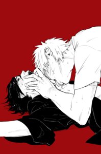 Rating: Questionable Score: 0 Tags: 2boys blush finger_in_mouth futatsu_(artist) human licking male male_only monochrome multiple_males naruto naruto_(series) open_mouth rule34 sasuke_uchiha uzumaki_naruto yaoi User: bunchy7s