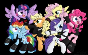Rating: Safe Score: 0 Tags: applejack_(mlp) band benprower blue_body blue_feathers blue_fur clenched_teeth clothing cutie_mark e621 earth_pony equid equine feathered_wings feathers female feral fluttershy_(mlp) flutterthrash friendship_is_magic fur group hair hasbro hi_res horn horse long_hair mammal metal multicolored_hair my_little_pony mythological_creature mythological_equine mythology pegasus pinkie_pie_(mlp) pony purple_body purple_fur purple_hair rainbow_dash_(mlp) rainbow_hair rarity_(mlp) simple_background smile teeth toony twilight_sparkle_(mlp) two_tone_hair unicorn winged_unicorn wings yellow_body yellow_feathers User: bunchy7s