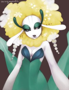 Rating: Safe Score: 0 Tags: blue_eyes breasts cleavage clothed clothing e621 female florges generation_6_pokemon lips nintendo pokemon pokemon_(species) solo stringmouse yellow_flower_florges User: bunchy7s