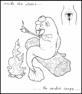 Rating: Questionable Score: 0 Tags: ambiguous_gender aquatic avelacuna black_and_white camping candiru candy clothing dessert e621 female fire fish food hat headgear headwear human internal line_art mammal marshmallow monochrome solo uterus what User: bunchy7s