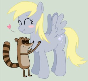Rating: Safe Score: 0 Tags: anthro blush cartoon_network crossover cutie_mark derpy_hooves_(mlp) duo e621 equid equine erw feathered_wings feathers female feral friendship_is_magic grey_body grey_feathers hasbro heart_symbol hug male mammal my_little_pony mythological_creature mythological_equine mythology pegasus procyonid quadruped raccoon regular_show rigby_(regular_show) romantic romantic_couple simple_background tail wings User: bunchy7s