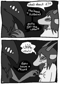 Rating: Questionable Score: 0 Tags: black_and_white breasts clothed clothing comic demon dialogue duo e621 english_text female greyscale horn monochrome nikubou nipples nude open_mouth stake text User: bunchy7s