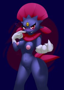 Rating: Explicit Score: 0 Tags: 2013 4_fingers anthro areola beckoning bedroom_eyes big_areola big_breasts big_nipples biped black_body black_nose black_skin blue_background blush breasts claws e621 elpatrixf erect_nipples eyelashes female fingers fluffy fluffy_hair fluffy_tail forehead_gem front_view gem generation_4_pokemon genitals gesture glistening glistening_body glistening_breasts glistening_eyes glistening_skin gloves_(marking) hair half-closed_eyes heart_symbol humanoid_genitalia humanoid_vulva inviting light looking_at_viewer makeup markings mascara multicolored_body multicolored_skin multicolored_vulva narrowed_eyes navel nintendo nipples non-mammal_nipples nude pink_areola pink_nipples pink_vulva pinup pokemon pokemon_(species) portrait pose pubic_mound pupils red_eyes red_hair red_tail seductive shadow signature simple_background slim slit_pupils small_waist smile solo standing tail teeth thick_thighs three-quarter_portrait two_tone_vulva vulva weavile white_body white_claws white_skin wide_hipped_anthro wide_hipped_female wide_hips User: bunchy7s