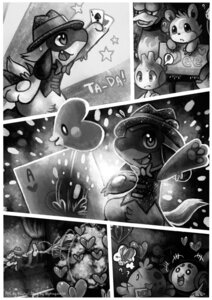 Rating: Safe Score: 0 Tags: ace_of_hearts ace_of_spades ambiguous_gender anthro arm_by_side canid canine card clothing comic dialogue digital_media_(artwork) e621 english_text extended_arm female game_freak generation_1_pokemon generation_2_pokemon generation_3_pokemon generation_4_pokemon generation_5_pokemon greyscale hat haychel headgear headwear heart_symbol hearts_(suit) holding_card holding_object lagomorph leon_(haychel) lopunny luvdisc magic magmar male mammal monochrome multiple_scenes nintendo one_hand_up pictographics playing_card pokemon pokemon_(species) pokemon_mystery_dungeon raised_arm raised_hand riolu slydragoon16 spades_(suit) spike_chunsoft suit_symbol surskit teddiursa tepig text tyrogue vagus_(haychel) young young_male User: bunchy7s