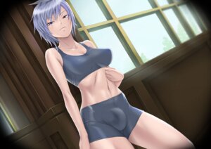Rating: Explicit Score: 0 Tags: 1futa bike_shorts blue_eyes blue_hair breasts bulge erect_nipples final_fantasy final_fantasy_type-0 futanari gym_shorts human intersex medium_breasts midriff nipples pale_skin rule34 seven_(fft-0) shibire_hitsuji short_hair shorts solo_futa sports_bra sportswear toned User: bunchy7s