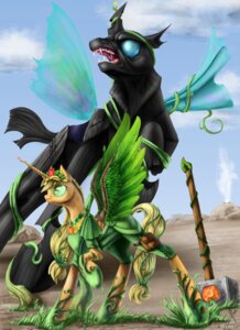 Rating: Safe Score: 0 Tags: 2014 absurd_res applejack_(mlp) arthropod bag changeling_(mlp) duo e621 earth_pony equid equine feathered_wings feathers female feral friendship_is_magic grass green_body green_feathers hammer hasbro hi_res horn horse mammal my_little_pony mythological_creature mythological_equine mythology plant pony silfoe tools winged_unicorn wings User: bunchy7s