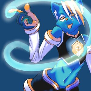 Rating: Safe Score: 0 Tags: 1:1 anthro blue_theme chizi domestic_cat e621 felid feline felis femboy hexerade male mammal mascot midriff navel solo tongue yellow_eyes yellow_nose User: bunchy7s