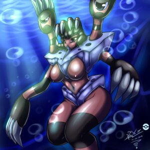 Rating: Questionable Score: 0 Tags: 1:1 2014 angry anthro anthrofied aquatic arthropod barbaracle biped breasts claws crustacean e621 female generation_6_pokemon looking_at_viewer mnxenx001 narrowed_eyes navel nintendo nipples non-mammal_breasts nude pokemon pokemon_(species) pokemorph solo squint standing underwater water User: bunchy7s