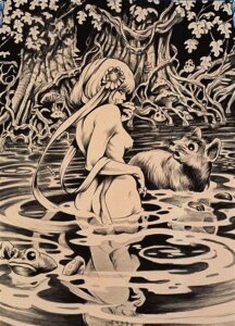 Rating: Explicit Score: 0 Tags: alice_in_wonderland alice_liddell blonde_hair breasts casual casual_nudity completely_nude female frank_brunner frog human medium_breasts monochrome mouse nipples nude outdoors outside pale_skin public_domain ribbon rule34 sepia trees water User: bunchy7s