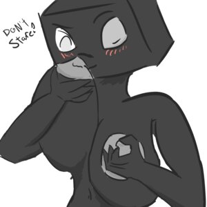 Rating: Explicit Score: 0 Tags: 1girls 2d anthro anthro_female anthro_only artist_request blush breasts enderman enderwoman english_text female female_only genderswap genderswap_(mtf) minecraft nipples rule34 rule_63 solo talking text white_background User: bunchy7s
