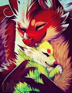 Rating: Safe Score: 0 Tags: 2012 ambiguous_gender amyth_(character) canid digital_media_(artwork) digital_painting_(artwork) dragon duo e621 eyes_closed falvie falvie_(character) feathered_wings feathers female feral fionbri fur furred_dragon furred_scalie green_body green_fur horn hug mammal mythological_creature mythological_scalie mythology painting_(artwork) red_body red_fur scalie sparklefur wings User: bunchy7s