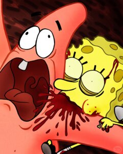 Rating: Explicit Score: 0 Tags: anthro aquatic asteriid asterozoan bite blood bodily_fluids duo e621 echinoderm gore horror_(theme) male meme nickelodeon patrick_star pink_sea_star pisaster sea_sponge spengbab spongebob_squarepants spongebob_squarepants_(character) starfish tongue undead unknown_artist zombie User: bunchy7s