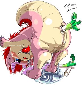 Rating: Explicit Score: 0 Tags: aliasing anal butt chimu_jo digital_media_(artwork) dragon e621 female genitals japanese_text kemono low_res mythological_creature mythological_scalie mythology oekaki scalie simple_background solo tail text thick_tail vulva white_background User: bunchy7s