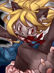 Rating: Safe Score: 0 Tags: 2009 3:4 akuma_gaoru anthro blonde_hair claws clothed clothing domestic_cat e621 felid feline felis female futaba_channel hair hughug inner_ear_fluff kemono makuro mammal red_eyes solo tuft User: bunchy7s