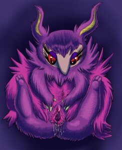 Rating: Explicit Score: 0 Tags: aromatisse avian bodily_fluids claws clitoris dripping e621 eyelashes female fur gaping gaping_vagina generation_6_pokemon genital_fluids genitals legs_up looking_down lying monsterblender nintendo on_back pokemon pokemon_(species) purple_body purple_fur red_eyes solo vaginal_fluids vulva User: bunchy7s