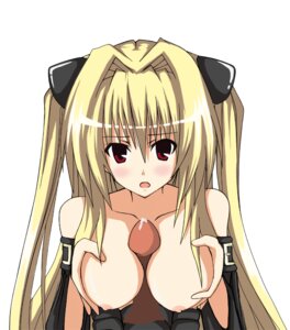 Rating: Explicit Score: 0 Tags: blonde_hair blush breasts dark_penis female human kakura konjiki_no_yami large_breasts male paizuri penis precum red_eyes rule34 straight tied_hair titfuck to_love-ru topless twintails uncensored very_long_hair User: bunchy7s