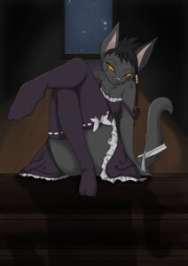 Rating: Questionable Score: 0 Tags: alternative_fashion anthro biped bottomwear clothed clothing covering covering_self domestic_cat e621 felid feline felis female goth gothic_lolita inu j-fashion legwear lolita_(fashion) mammal off_shoulder pinup pose seductive sitting skimpy skirt solo stockings tail thigh_highs victorian_goth yellow_eyes User: bunchy7s